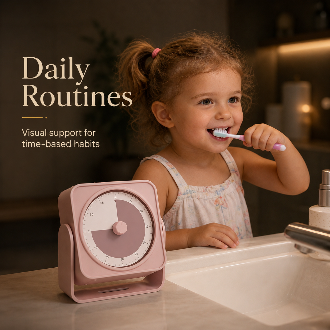 Touch-Control Visual Countdown Timer – 60 Minute