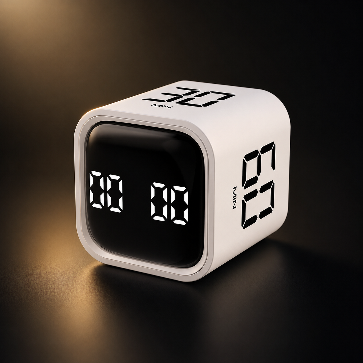 Focus Cube Gravity Timer – Rechargeable Digital Pomodoro Timer