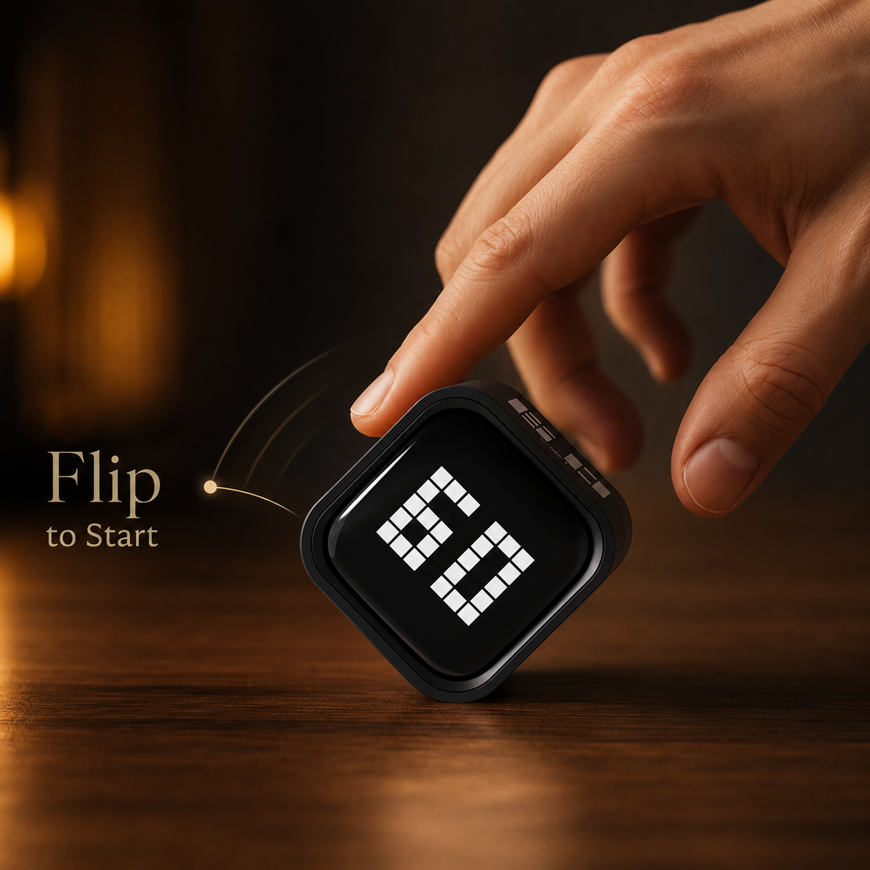 Z1 Focus Cube Gravity Timer – Rechargeable Digital Desk Timer